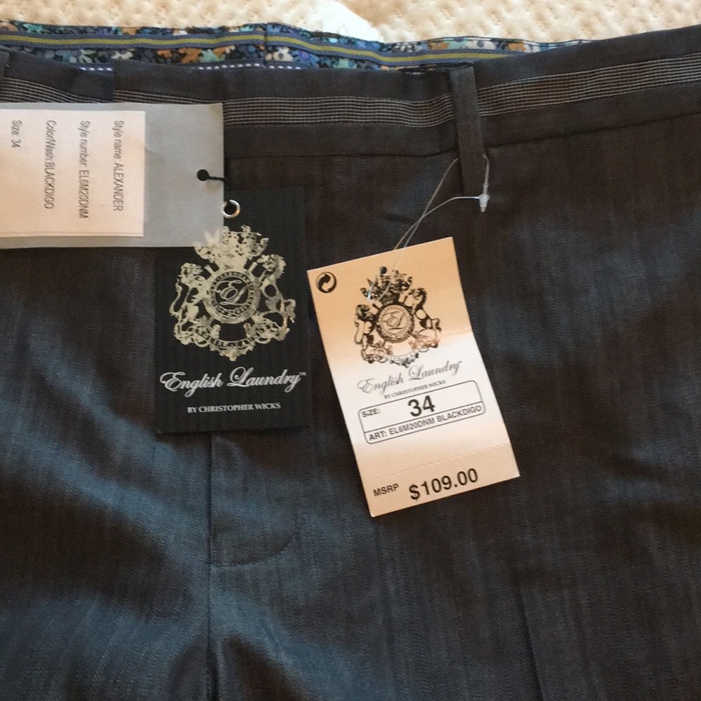 English Laundry slacks trousers pants